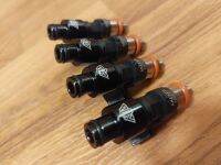 4X Top feed High performance 450CC 550CC 650CC 850CC 1000CC 1300CC 65mm ev14 E25 E85 High impedance Flow matched fuel injector Black For Honda หัวฉีด