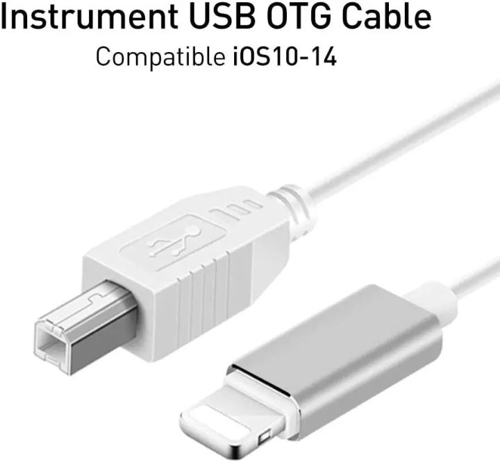 8pin-lightning-อะแดปเตอร์1-5m-ประเภท-b-usb-otg-ชาย-ชายสำหรับ-iphone-ipad-อิเล็กทรอนิกส์เครื่องดนตรี