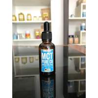 MCT OIL C8 PUREเอ็มซีที ออยล์ ซี8 น้ำมันมะพร้าว KETO FAT:COCONUT by HEALTHOLICIOUS - 30ml TRAVEL EDITION