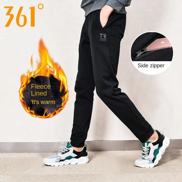 mens fleece lined sweatpants