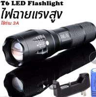 GREE LED ไฟฉาย 28000 Lumens รุ่น108-3 XML-T6 ชาร์ต/ซูมได้ กันน้ำ อุปกรณ์ครบชุด