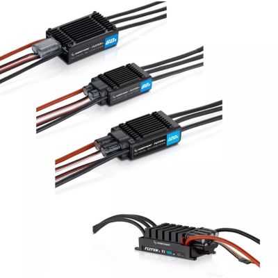 Hobbywing FLYFUN V5 40A 60A 80A 120A Speed Controller Brushless ESC 3-6S Lipo พร้อมฟังก์ชั่น DEO สำหรับเครื่องบิน RC และเฮลิคอปเตอร์