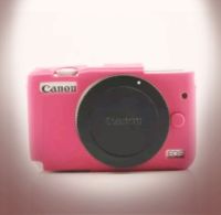 CAMERA CASE SILICONE CANON M100 ROSE (Niyom Store) (2041)