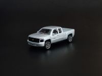 majorette chevrolet silverado สีบอร์นเงิน