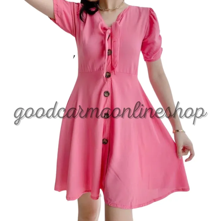 Selena Button Down Tiered Shirt Dress main image 1