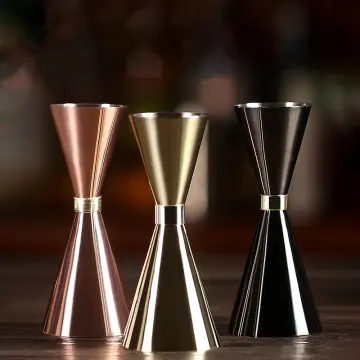 Cocktail Cup Bar Measuring Cup 304 Stainless Steel Glass Ounce Measure  Jigger Kitchen Bartender Bar Tools 2.5oz 75ml Barware - AliExpress