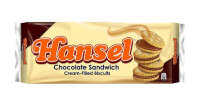 Hansel Chocolate Sandwich Cream-Filled Biscuits 31g x 10packs