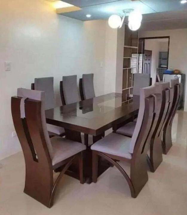 8 SEATERS DINNING TABLE MADE WITH GMELINA WOOD Lazada PH