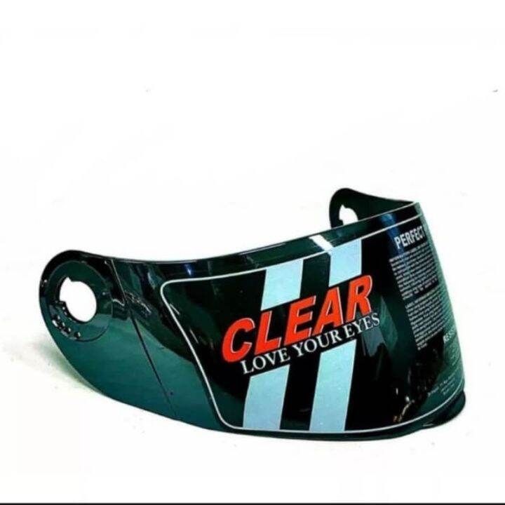 Visor helm kaca helm KYT X rocket roket silver / Pelangi full face kyt