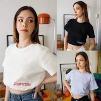 Woostudio - Camille Cropped Top เสื้อครอปผ้าร่อง