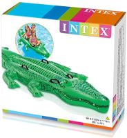 INTEX Giant Gator Ride-On แพยางแบบขี่รูปจระเข้ ขนาดใหญ่มาก พาน้องๆล่องลอยไปกับน้ำ ลิขสิทธิ์แล้จาก INTEX