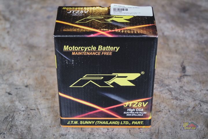 rr-battery-jtz8v-แบตเตอรี่-12v-7-4ah-สำหรับรถ-xmax-มีรับประกัน-6-เดือน-ลูกละ-850