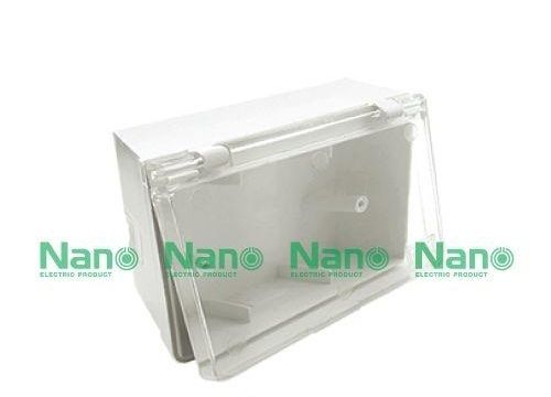 nano-กล่องครอบสวิตช์ปลั๊กไฟ-nano-405-ฝาทึบ-nano-405c-ฝาใส