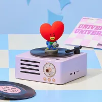 ลำโพงบลูทูธ บีทีเอส บังทัน ไลน์เฟรนด์ BTS BT21 Tata Turntable Bluetooth Speaker and Radio by Line Friends