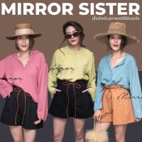 ?ป้าย MiRRoRSiSTER เสื้อทรงคลาสสิคใส่ได้บ่อย เนื้อผ้าใส่สบาย