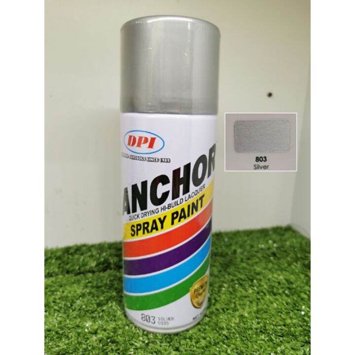 ANCHOR 803 SILVER Can Spray Paint 400ML Cat Spray Tin 100% Original ...