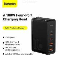 Baseus Gan ที่ชาร์จ 100 W Usb Type C Pd แบบชาร์จเร็ว 4.0 3.0 Usbสําหรับสมาร์ทโฟน แล็ปท็อป Macbook