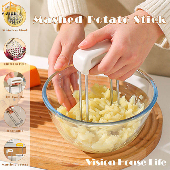 Vision Japanese Potato Masher Stainless Steel Potato Egg Avocado
