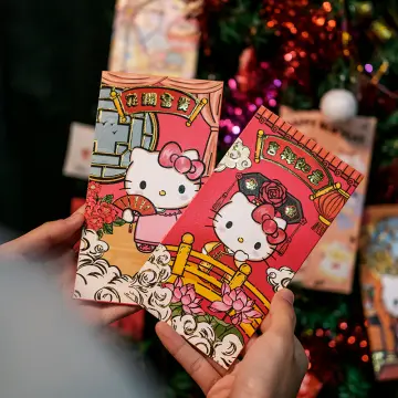 Red envelopes for Chinese New Year  Hello kitty, Hello kitty themes, Hello  kitty images