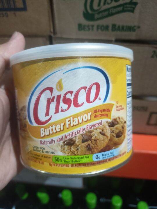 Crisco Butter Flavor All Vegetable Shortening 16oz Lazada PH