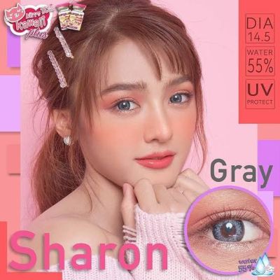 (สายตาปกติ)  Kitty kawaii Sharon gray (Dia14.5)