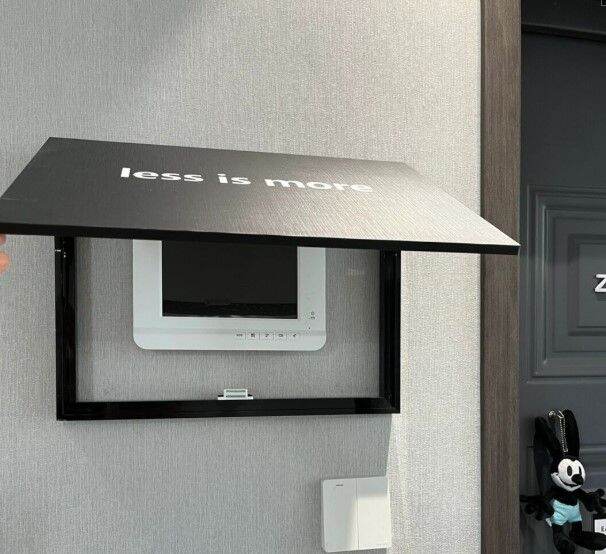 Less Is More Meter Box Black Electric Meter Box Sub Black and White