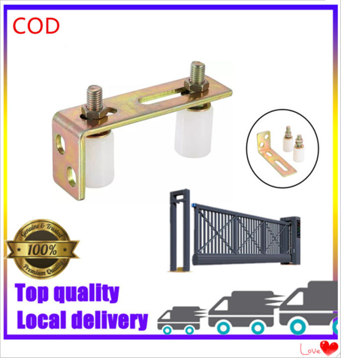 BABEDUO【With L Post Bracket】 1SET 80S Slide Gate Guide Roller Wheel