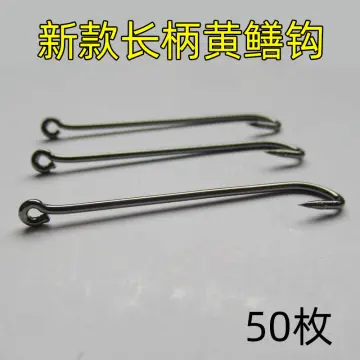 100pcs Fishing Hook Set, Single Circle Carbon Steel Fishing Hook