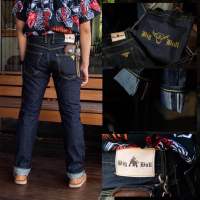 [แถมถุงผ้ายีนส์] BIG BULL DENIM : VINTAGE Regular Fit 16 oz. ผ้าดิบริมแดง ทรงกระบอกตรง [ลิขสิทธิ์แท้]