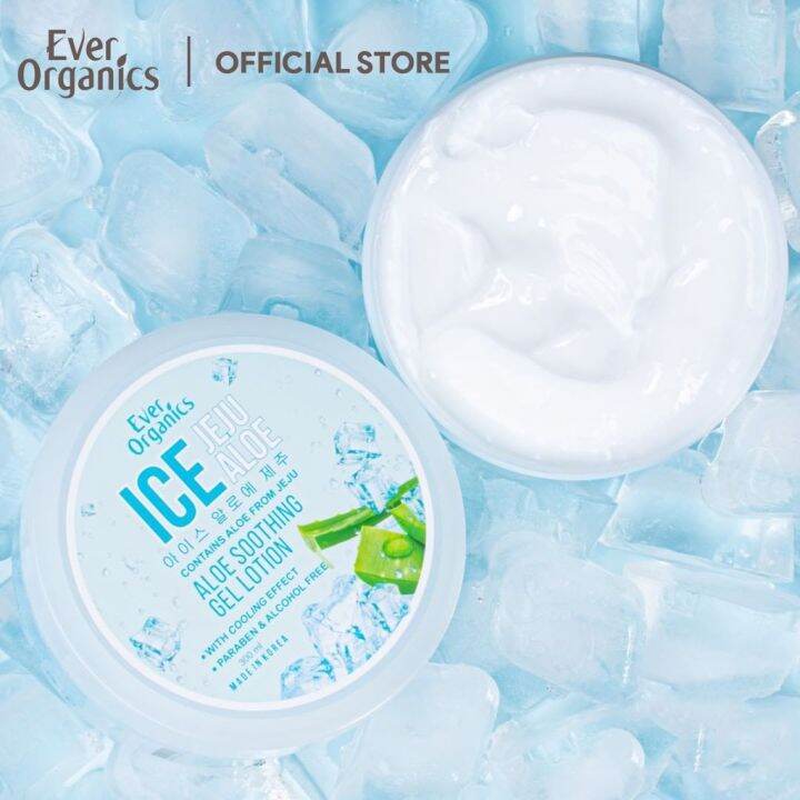 EVER ORGANICS ICE JEJU ALOE SERUM SOOTHING GEL Lazada PH