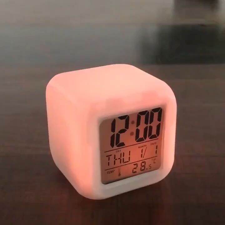 FRESH Glowing LED Color Change Digital Alarm Clock Lazada PH