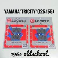 ผ้าเบรคมอเตอร์ไซด์3ล้อ "Lockte" (หน้า+หลัง) Yamaha"Tricity"(125-155)