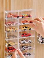 EZ Toy Car Show Display Case Organize Storage Boxes กล่องโชว์อะคริลิค กล่องโชว์โมเดลรถฝาหน้าเปิดได้ กล่องใสกันฝุ่นกันรอย โชว์รถโมเดล อะคริลิค โมเดลรถ