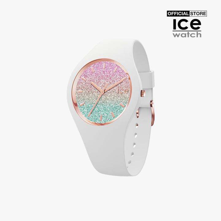 Đồng hồ nữ ICE mặt tròn dây silicon 40mm 016902-0000-03
