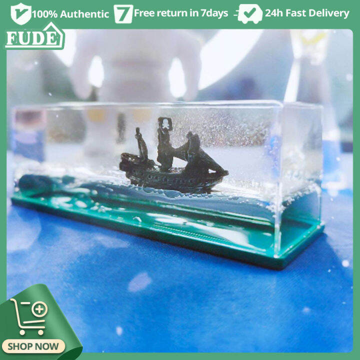 Titanic Table Cruise Ship Fluid Drift Bottle Decoration Couple Birthday T Mini Cruise Ship