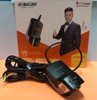 EcraEcan V6（กล้องหน้า )DVR FHD 1080P Dashcam มองเห็นตอนกลางคืน Recorder