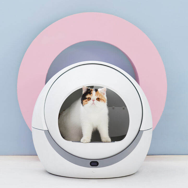 Automatic Litter Box Fully Enclosed Cat Litter Basin Large Size Litter