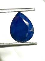 ไพลินทรงลูกแพร์ 2.53cts 10x7.7mm พลอยธรรมชาติ 100% Blue sapphire pear 2.53cts 10x7.7mm pear shape 100% natural gemstone