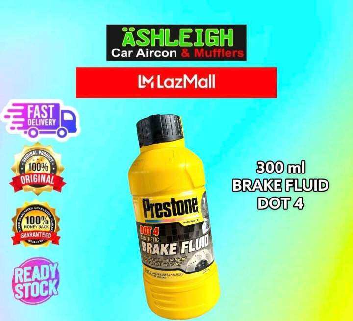 Ashleigh Prestone Dot 4 300ml Brake and Clutch Fluid car parts supplies
