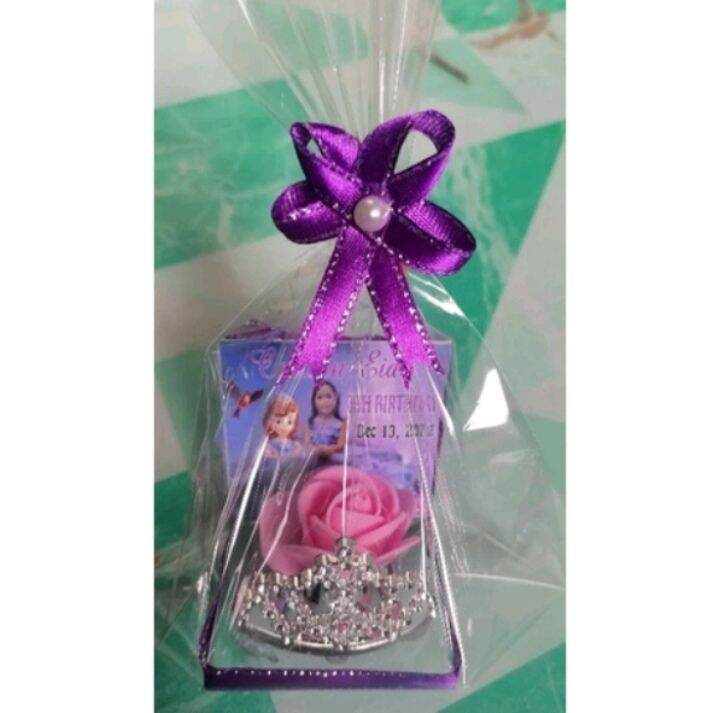 Birthday Souvenir with mini crown in frame (free layout) MINIMUM OF ...