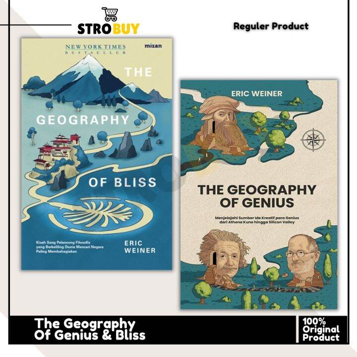 Buku The Geography Of Genius and Bliss by Eric Weiner Lazada Indonesia