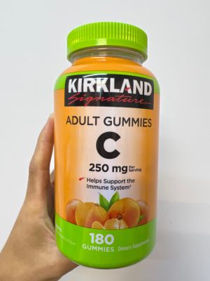 Kirkland Vitamin C 250 mg Adult Gummies 180 เม็ด Exp.02/2024