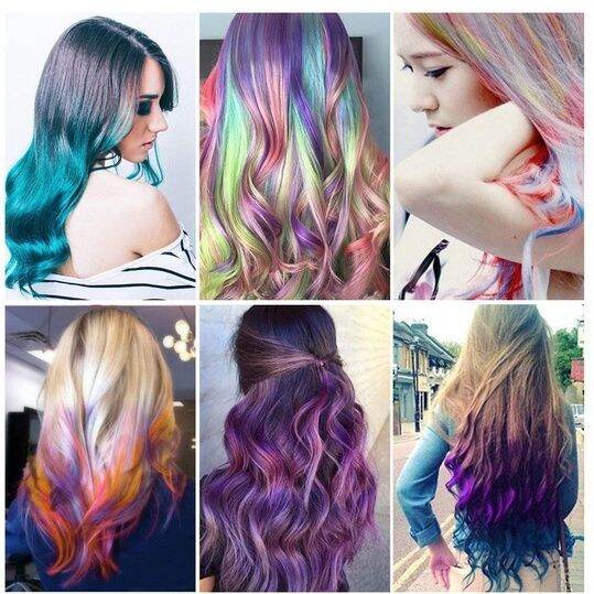Hair Chalk Hair colour dye Instant colorful Root Coverage Hair Color