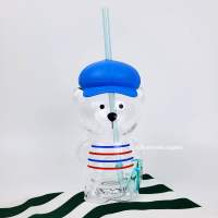 ? [พร้อมส่ง] แก้วใสทรงหมีสวมหมวก Summer Vol.3 Collection / Starbucks แท้ ?‼️