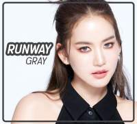 คอนแทคเลนส์ รุ่น Runway สีเทา/ตาล Gray/Brown มีค่าสายตา (0.00)-(-6.00) เปลี่ยนแทนทุกเดือน