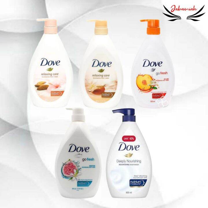 Authentic Dove Body Wash 800ml in 6 variants Lazada PH