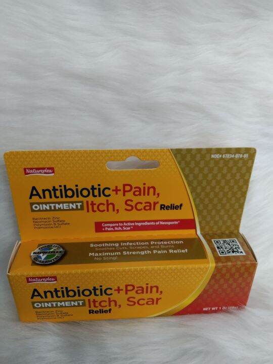 Natureplex Triple Antibiotic Ointment Plus Painitchscar Relief 28g