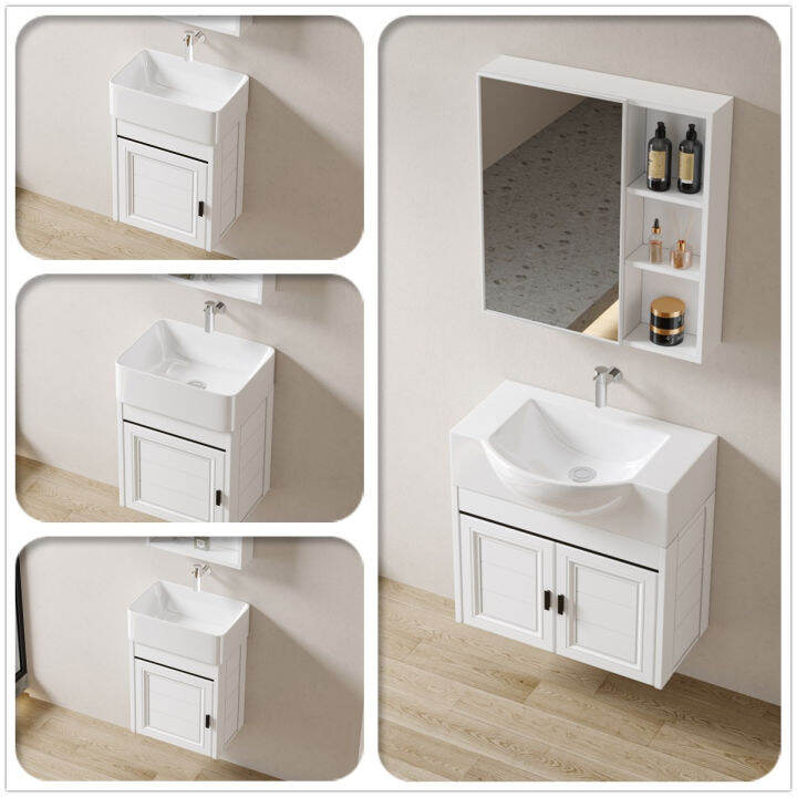Bathroom WallMounted Wash Basin Combination without Faucet