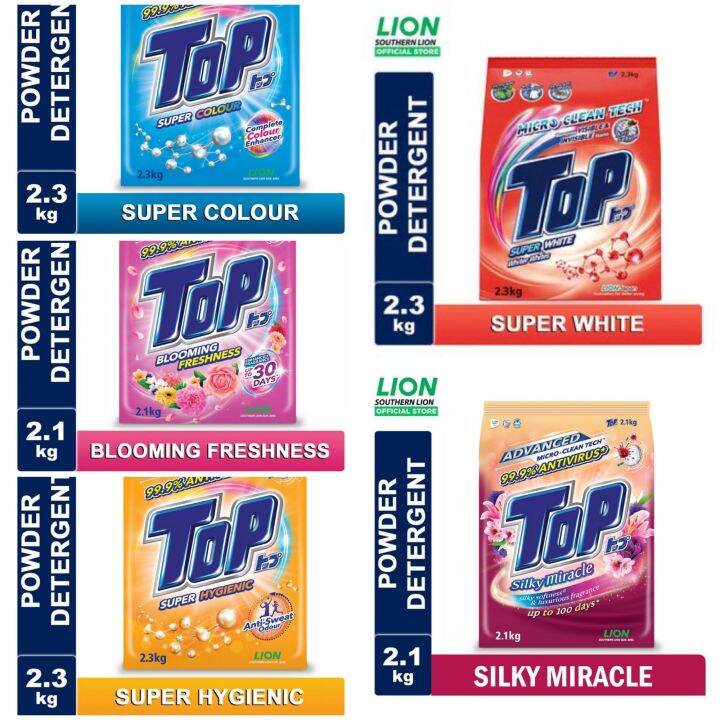 TOP POWDER DETERGENT LAUNDRY SUPER BLOOMING FRESHNESS 2.1kg2.3KG READY