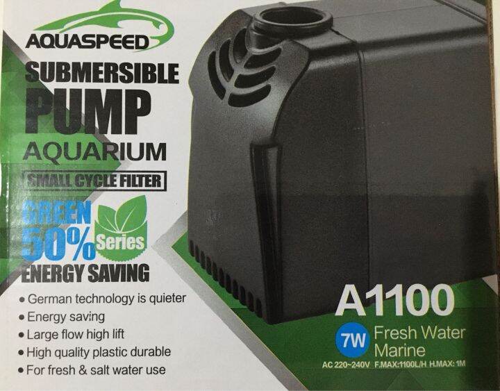 Aquaspeed A1100 Submersible Pump 7w 